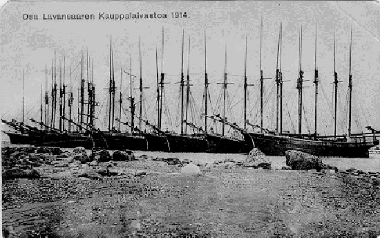 Lavansaaren laivastoa 1914
